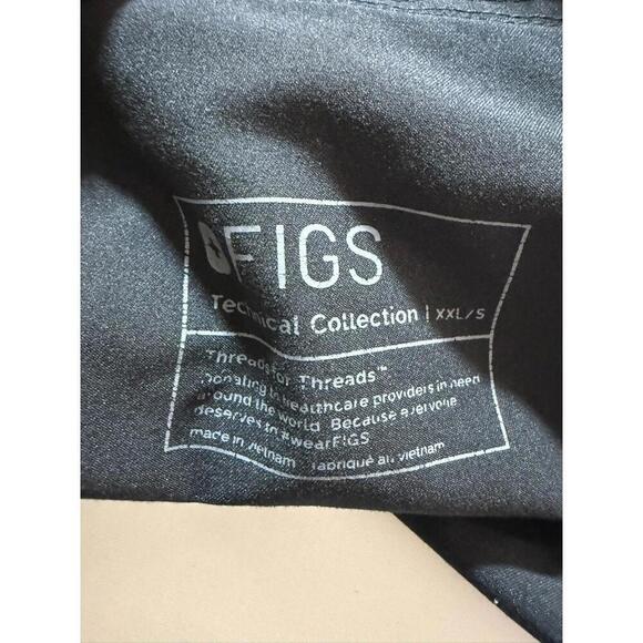 FIGS Tansen Joggers Mens XXL Black Athletic Scrub Pants Technical MXXSW2004 - Picture 4 of 6